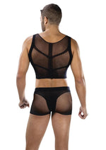 Load image into Gallery viewer, Fishnet Armor 2 Piece Set-Black-Os