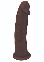 Load image into Gallery viewer, Fleshstixxx Dual Density Silicone Bendable Dong - Chocolate - 6in

