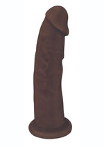 Load image into Gallery viewer, Fleshstixxx Dual Density Silicone Bendable Dong - Chocolate - 7in
