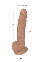 Load image into Gallery viewer, Fleshstixxx Dual Density Silicone Bendable Dong with Balls
