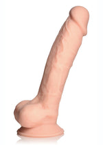 Load image into Gallery viewer, Fleshstixxx Silicone Bendable Dong with Balls - Vanilla - 7in
