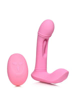 Load image into Gallery viewer, Flickers G-Flick Flicking G-Spot Rechargeable Silicone Vibrator with Remote - Pink