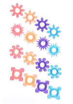 Load image into Gallery viewer, Foil Pack Textured Cock Ring - Assorted Colors/Pink
