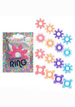 Load image into Gallery viewer, Foil Pack Textured Cock Ring - Assorted Colors/Pink

