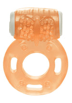 Load image into Gallery viewer, Foil Pack Vibrating Cock Ring - Orange
