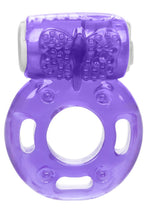 Load image into Gallery viewer, Foil Pack Vibrating Cock Ring - Purple
