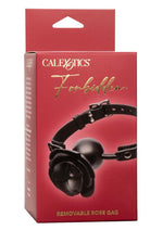 Load image into Gallery viewer, Forbidden Silicone Removable Rose Gag - Black