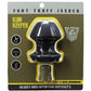 Fort Troff Kum Keeper Silicone Open End Anal Plug - Black - Large