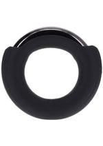 Load image into Gallery viewer, Fort Troff Pinch Zero Silicone Ring - Black/Metal

