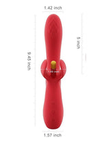 Load image into Gallery viewer, Fortexa Kinky Finger Flapping Rechargeable Silicone Clit and G-Spot Vibrator with App Control