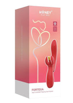 Load image into Gallery viewer, Fortexa Kinky Finger Flapping Rechargeable Silicone Clit and G-Spot Vibrator with App Control - Yellow