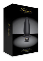 Load image into Gallery viewer, Frederick's Of Hollywood Rechargeable 4in Booty Plug Multi Function Vibration Silicone - Black