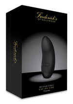 Load image into Gallery viewer, Frederick's Of Hollywood USB Rechargeable Come Lay-On Vibrator Silicone Splash Proof - Black