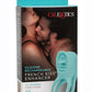 French Kiss Enhancer Silicone Rechargeable Cock Ring - Blue