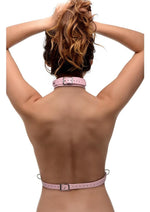 Load image into Gallery viewer, Frisky Miss Behaved Pink Chest Harness