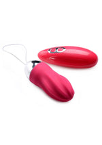 Load image into Gallery viewer, Frisky Raspberry Twirl 36x Swirled Silicone Rechargeable Vibrating Remote Control Egg - Magenta
