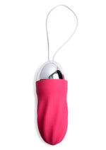 Load image into Gallery viewer, Frisky Raspberry Twirl 36x Swirled Silicone Rechargeable Vibrating Remote Control Egg
