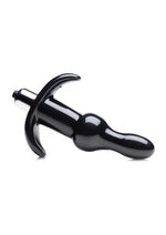 Load image into Gallery viewer, Frisky Rolling Noir Bumpy Vibrating Anal Plug
