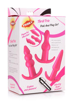Load image into Gallery viewer, Frisky Thrill Trio Anal Plug - Pink - Set
