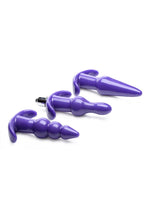 Load image into Gallery viewer, Frisky Thrill Trio Anal Plug - Purple - Set
