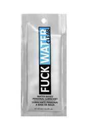 Fuck Water Clear H2o Lubricant Foil - .3oz - Pack
