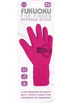 Load image into Gallery viewer, Fukuoku Vibrating Massage Glove - Right Hand - Pink - Medium/Small