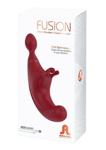 Load image into Gallery viewer, Fusion Rechargeable Silicone Vibrator - Red
