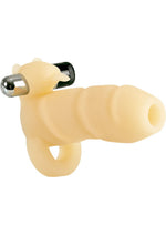Load image into Gallery viewer, Futurotic 4 Way Arouser Penis Enhancer with Cock Ring and Bullet - Flesh/Vanilla
