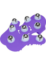 Load image into Gallery viewer, Fuzu Glove Massager Glove with Rolling Balls - Purple
