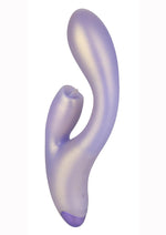 Load image into Gallery viewer, G-Love G-Kiss Silicone Rechargeable Dual Stimulating Massager - Purple

