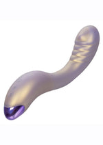 Load image into Gallery viewer, G-Love G-Roller Rechargeable Silicone Vibrator with Ridges - Purple
