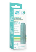 Load image into Gallery viewer, Gaia Eco Rechargeable Bullet Vibrator - Aqua/Blue
