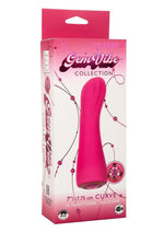 Load image into Gallery viewer, Gem Vibe Collection Curve Rechargeable Silicone G-Spot Vibtator - Pink