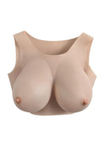 Load image into Gallery viewer, Gender X Breast Plate Silicone E Cup - Vanilla