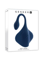 Load image into Gallery viewer, Gender X Daily Grind Rechargeable Silicone Vibrator - Blue
