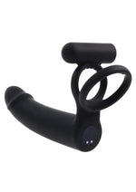 Load image into Gallery viewer, Gender X Full Swing Rechargeable Silicone Panty Vibe with Remote Control - Black