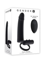 Load image into Gallery viewer, Gender X Full Swing Rechargeable Silicone Panty Vibe with Remote Control - Black