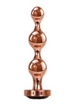 Load image into Gallery viewer, Gender X Gold Digger Anal Plug - Black/Rose Gold - Medium
