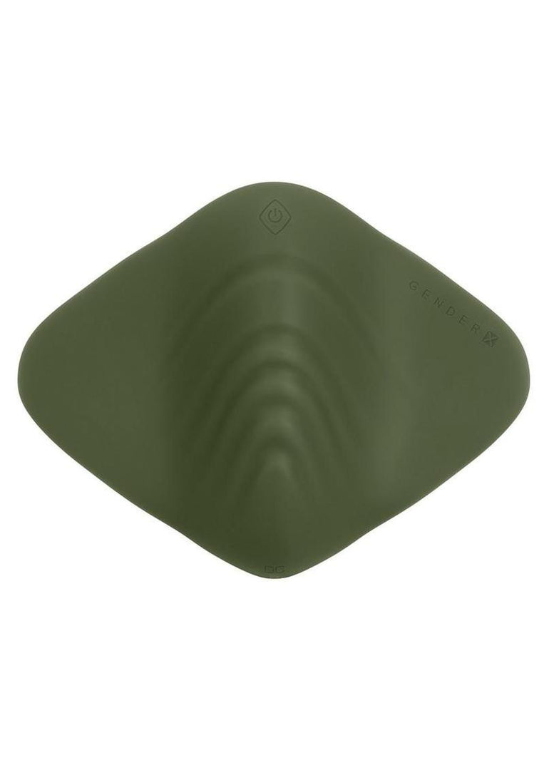 Gender X Pleasure Pad Rechargeable Silicone Clitoral Stimulator - Green