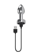 Load image into Gallery viewer, Gender X Rockin Rechargeable Metal Mini Plug