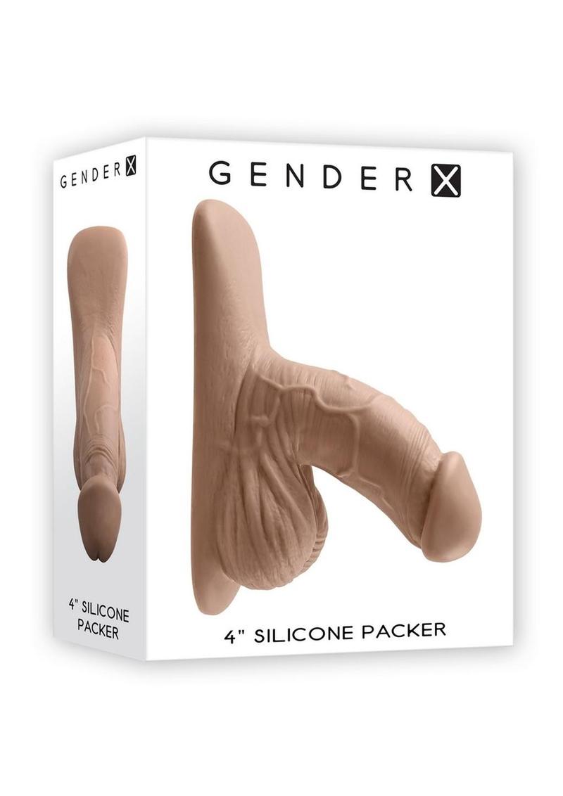 Gender X Silicone Packer Dildo - Tan - 4in