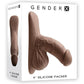 Gender X Silicone Packer Dildo - Caramel - 4in