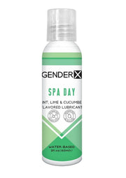 Gender X Spa Day Water Based Flavored Lubricant 2oz - Mint
