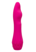 Load image into Gallery viewer, Gia Curved Pleaser Silicone Rechargeable Vibrator - Pink
