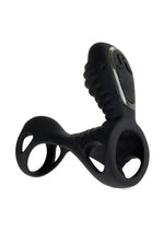 Load image into Gallery viewer, Gladiator F Rechargeable Silicone Couples Cock Ring - Black
