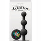 Glams Ripple Silicone Plug Rainbow Gem - Black - 4.49in