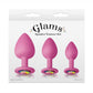 Glams Spades Trainer Kit Silicone Plugs - Pink - 3pc