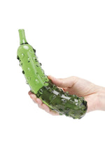 Load image into Gallery viewer, Glas Caressing Cucumber Glass Dildo
