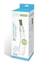 Load image into Gallery viewer, Glas Eggplant Ecstasy Glass Dildo - Green - 7.25in