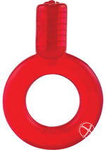 Load image into Gallery viewer, Go Vibe Ring Disposable Cock Ring - Red
